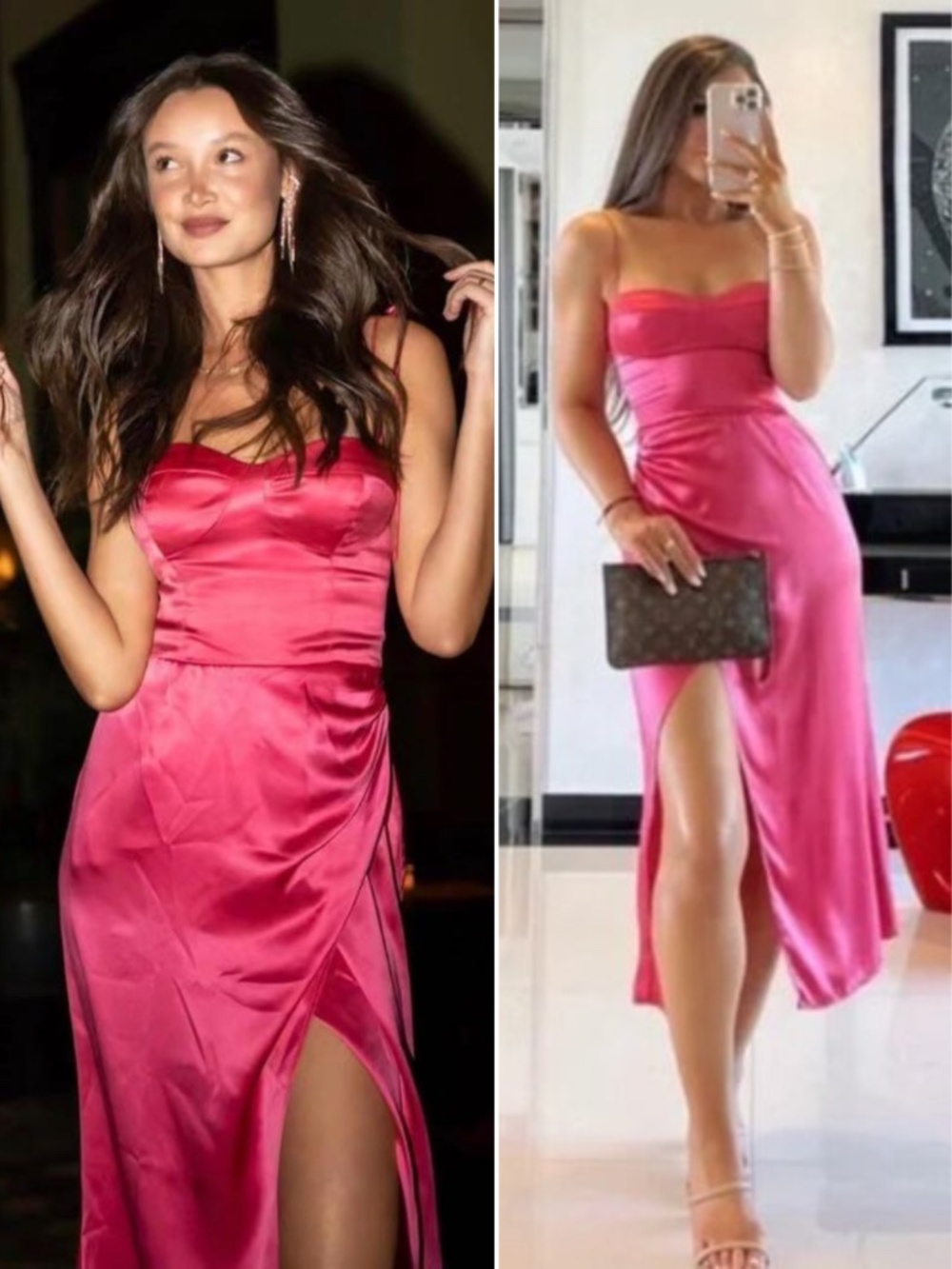 NEW Reformation Marguerite 100% Silk Dress Flambe 4